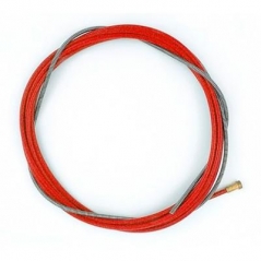 Bicha Espiral Aço Forrada 0,8/1,2mm - 4 / 5 Mts (Vermelha)